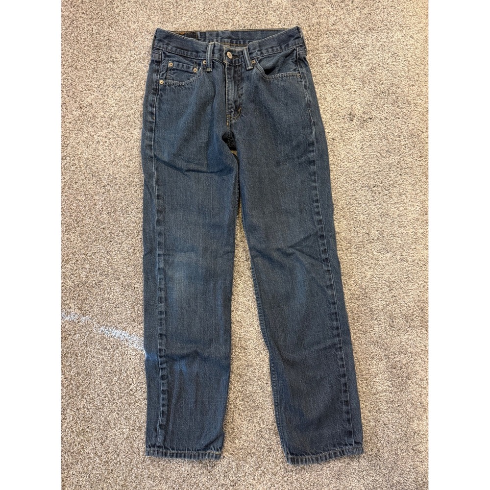 Levis 514 Jeans Mens 29x32 Blue Straight Fit Dark Wash Denim Pants 00514-4010